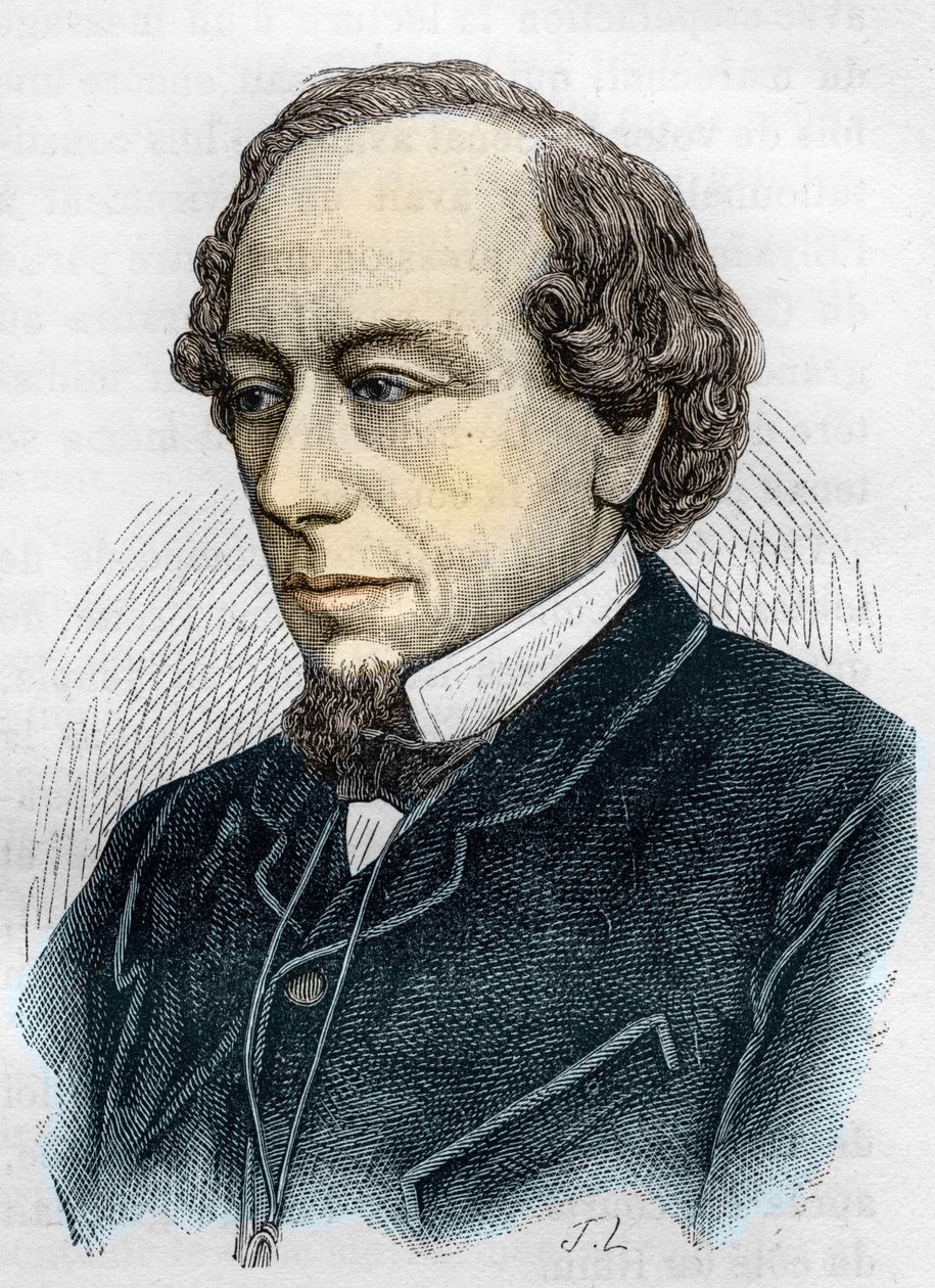 Retrato de Benjamin Disraeli (Lord Beaconsfield) de Unknown artist