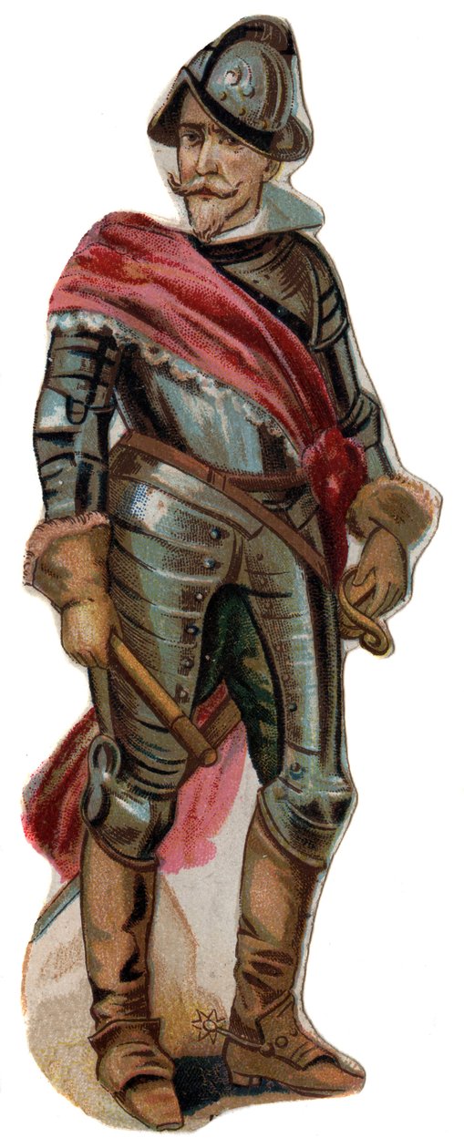 Retrato de Don Fernando Álvarez de Toledo, Duque de Alba (1507-1582). Cromolitografía, finales del siglo XIX. de Unknown artist