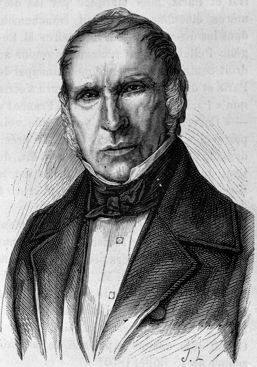Retrato de Dupin Ainé (1783 - 1865). Grabado de finales del siglo XIX en "Histoire de France" de H. Martin. de Unknown artist