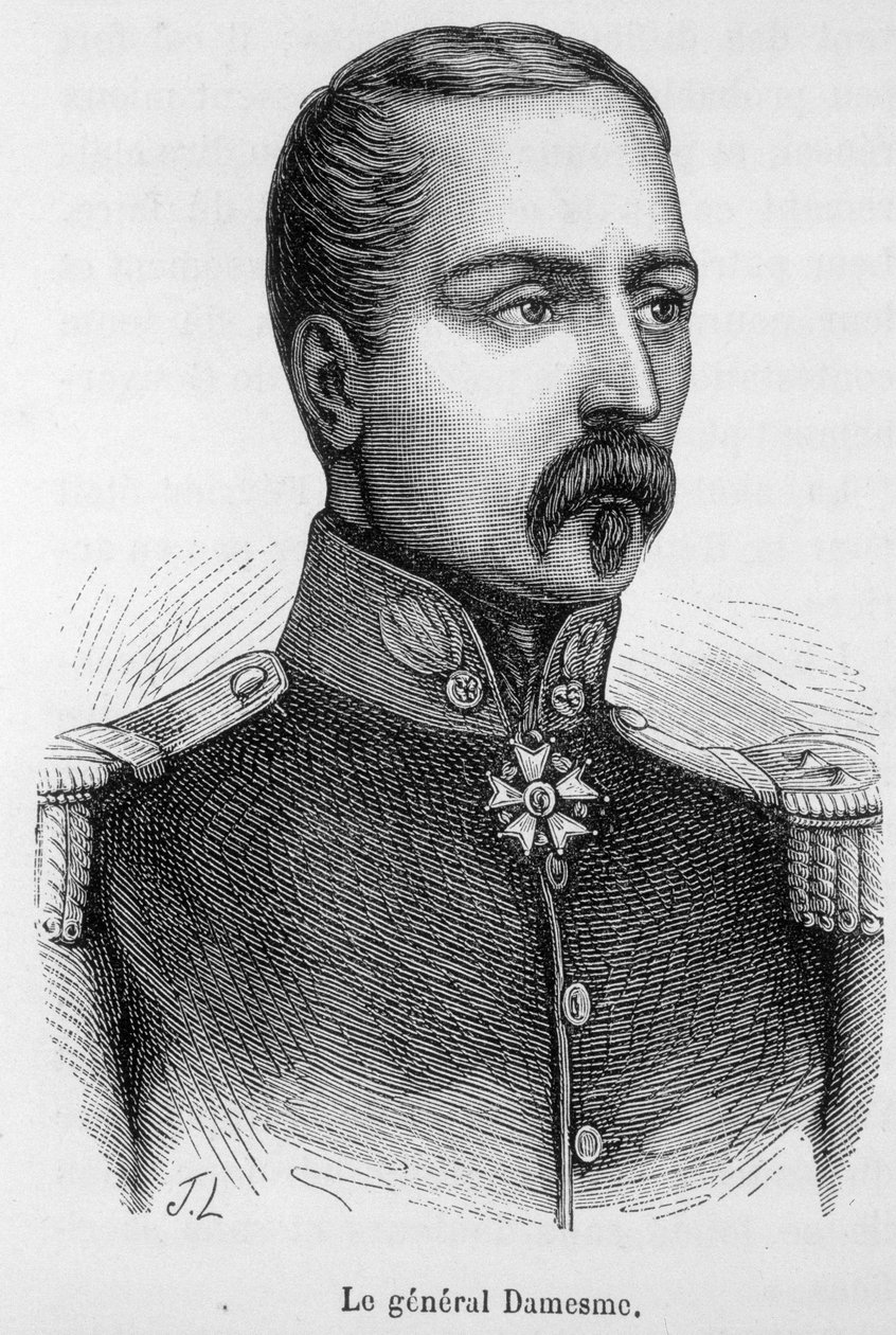 Retrato de Edouard Adolphe Deodat Marie Daesme (1807-1848), militar francés. de Unknown artist