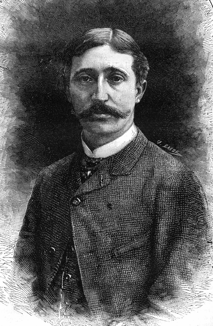 Retrato de Édouard Detaille, pintor francés (1848-1912) de Unknown artist