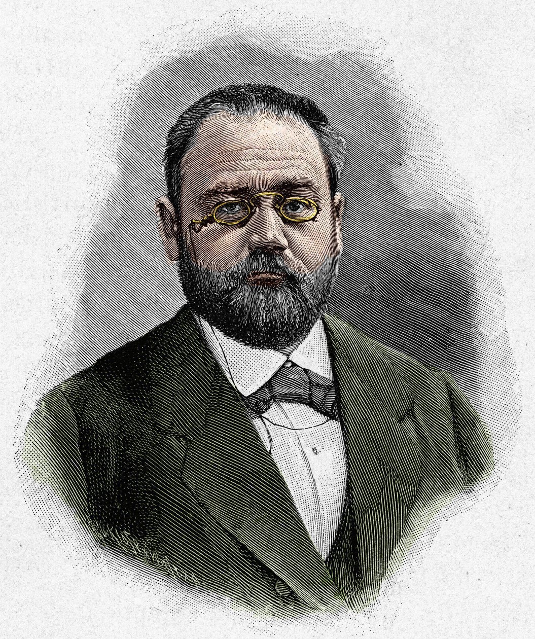 Retrato de Émile Zola (1840-1902) de Unknown artist