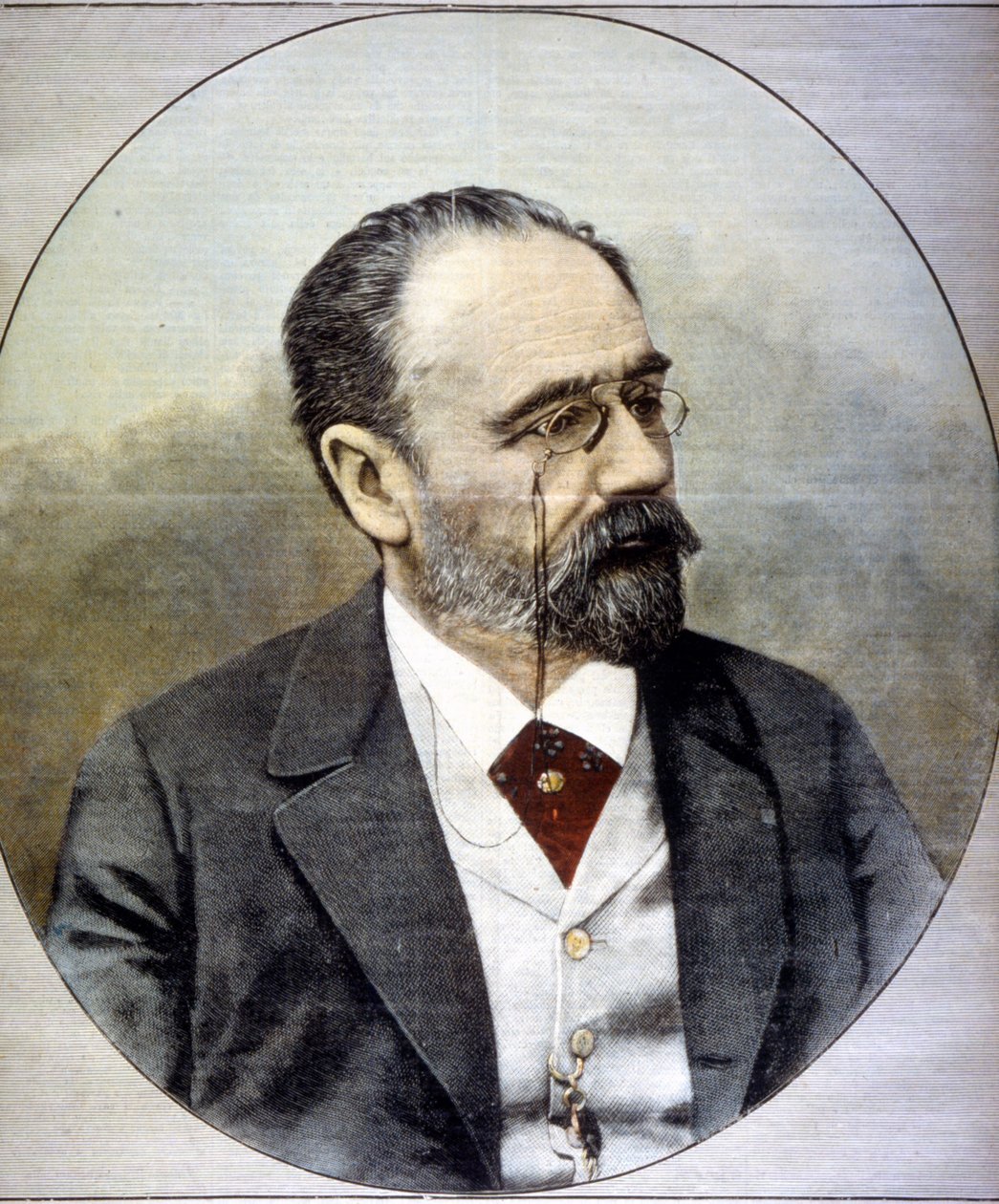 Retrato de Émile Zola de Unknown artist