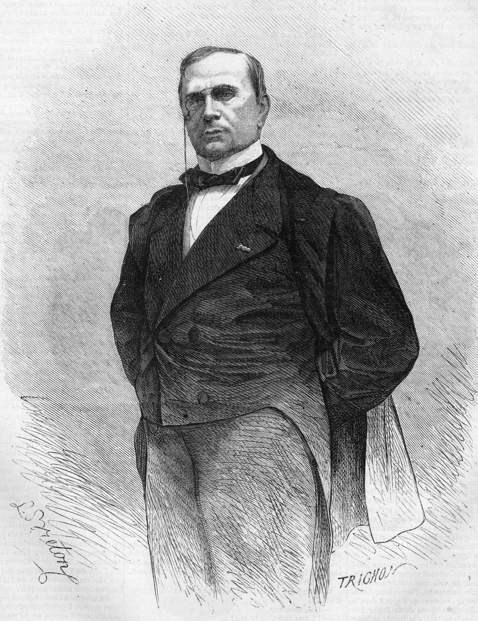 Retrato de Emile de Girardin (1806-1881), publicista y político francés, fundador de la prensa moderna. de Unknown artist