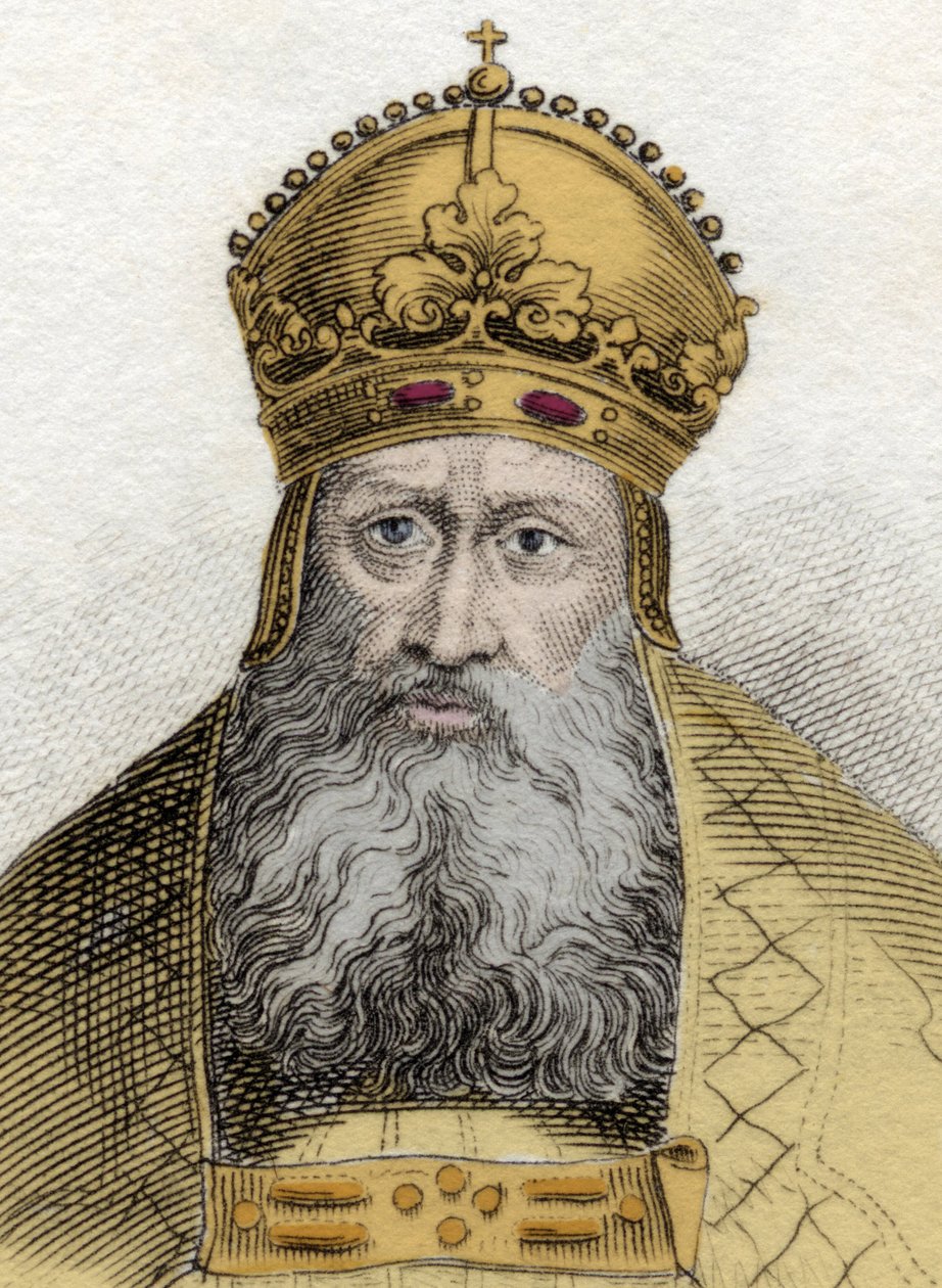 Retrato del Emperador Rodolfo de Habsburgo (1218-1291), Emperador Romano Germánico (Rodolfo I de Alemania) de Unknown artist