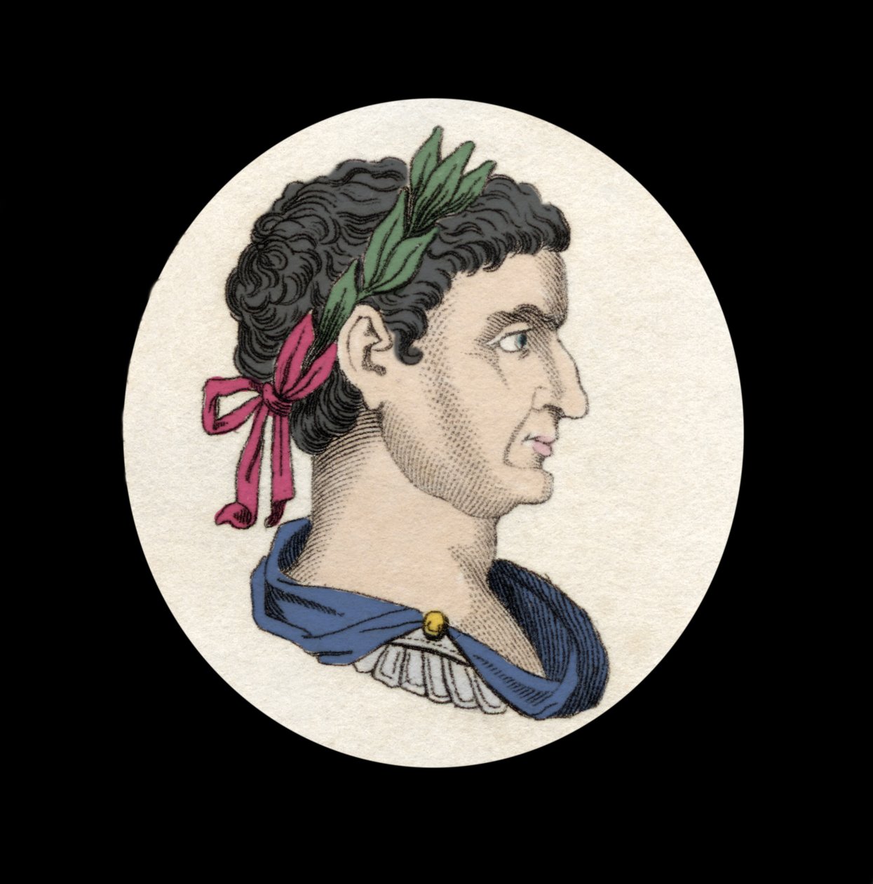 Retrato del Emperador Trajano (Marcus Ulpius Traianus) (98-117 d.C.) de Unknown artist