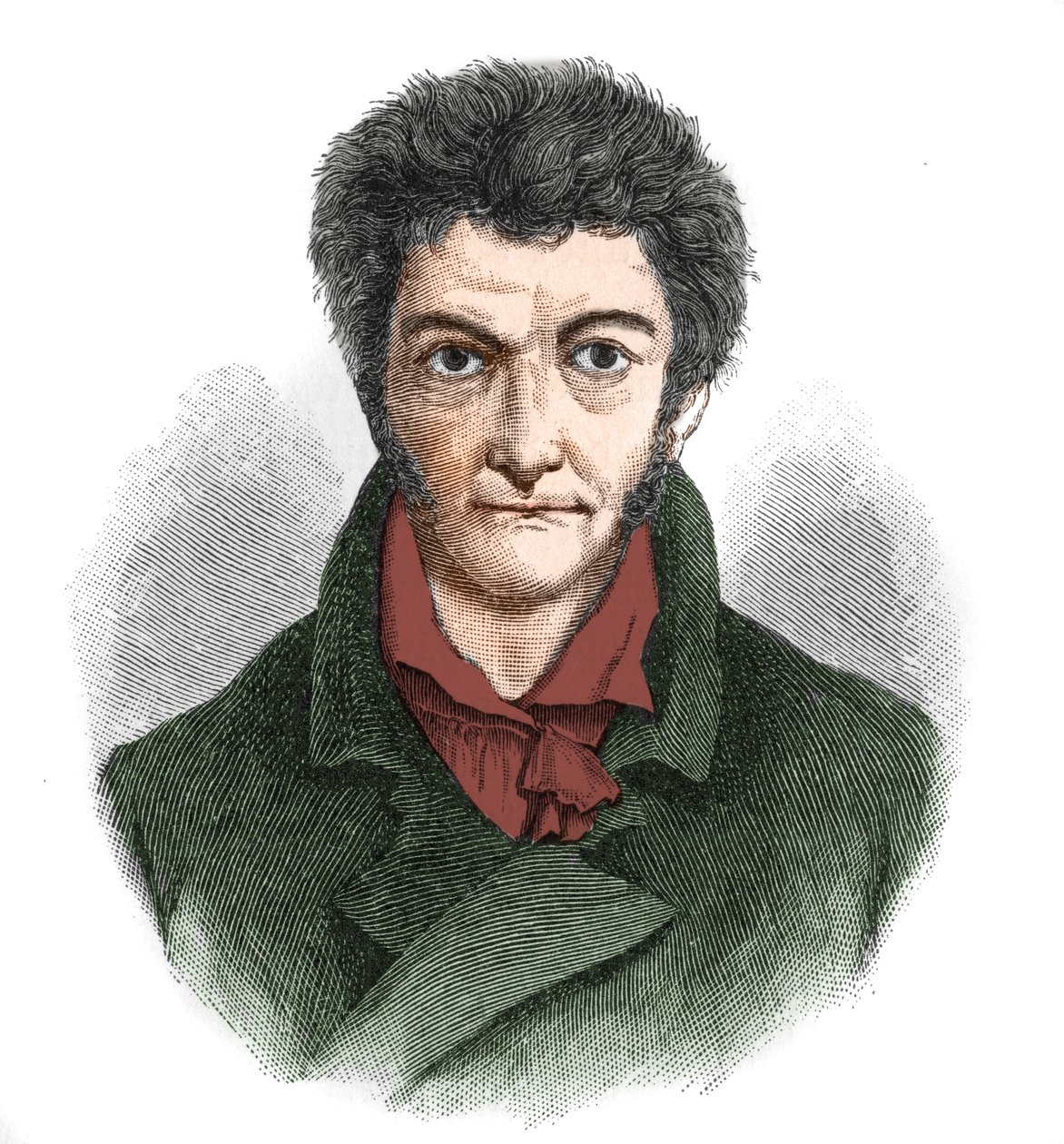 Retrato de Ernst Theodor Wilhelm Hoffmann (1776-1822) escritor romántico alemán de Unknown artist