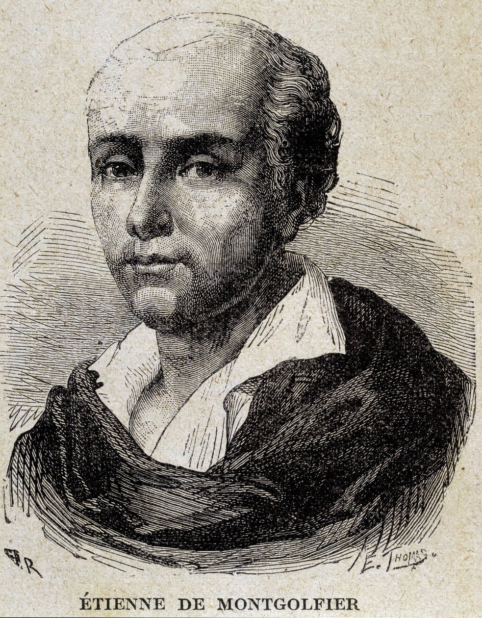 Retrato de Etienne de Montgolfier (1745 - 1799) de Unknown artist