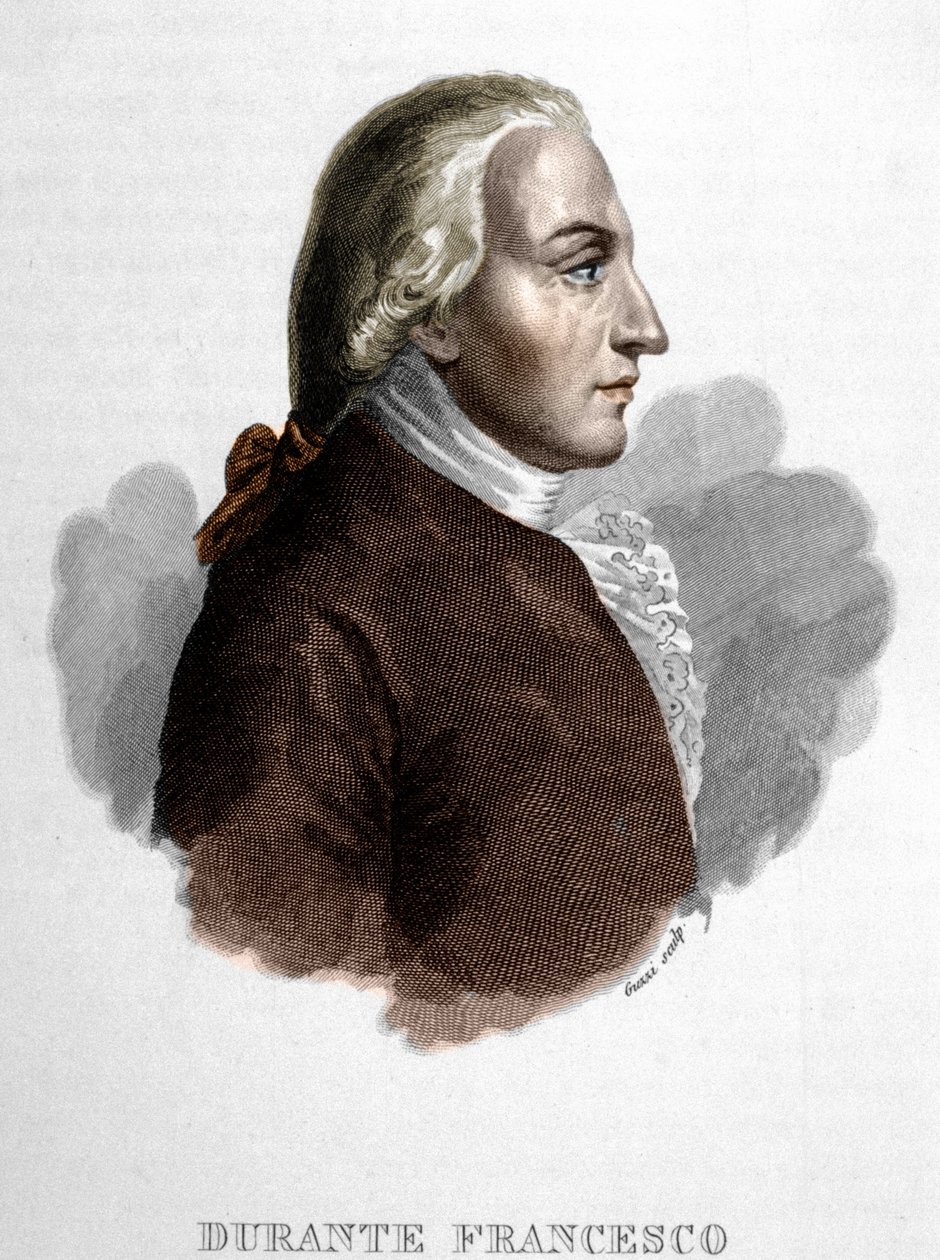 Retrato de Francesco Durante. Músico italiano (Frattamaggiore) de Unknown artist