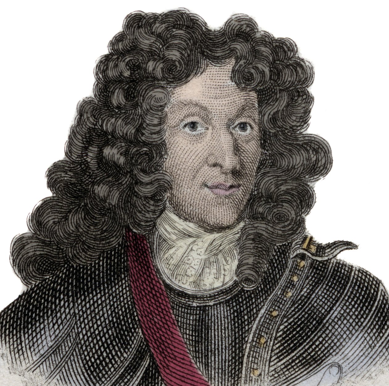 Retrato de François-Henri de Montmorency-Bouteville (1628-1695), mariscal de Luxemburgo, Duque de Piney y general francés. de Unknown artist