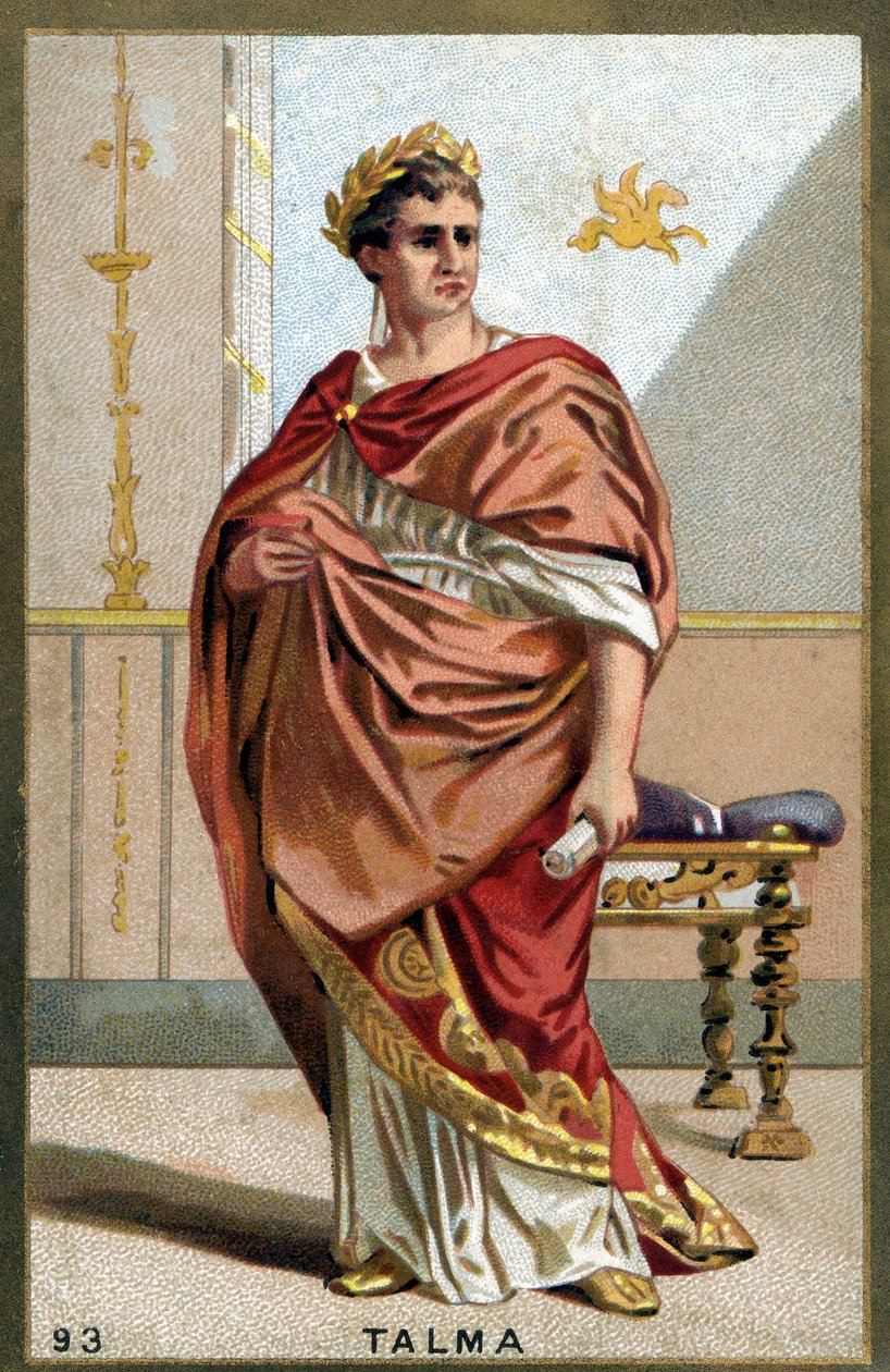 Retrato de Francois-Joseph (Francois Joseph) Talma (1763-1826), actor francés. de Unknown artist