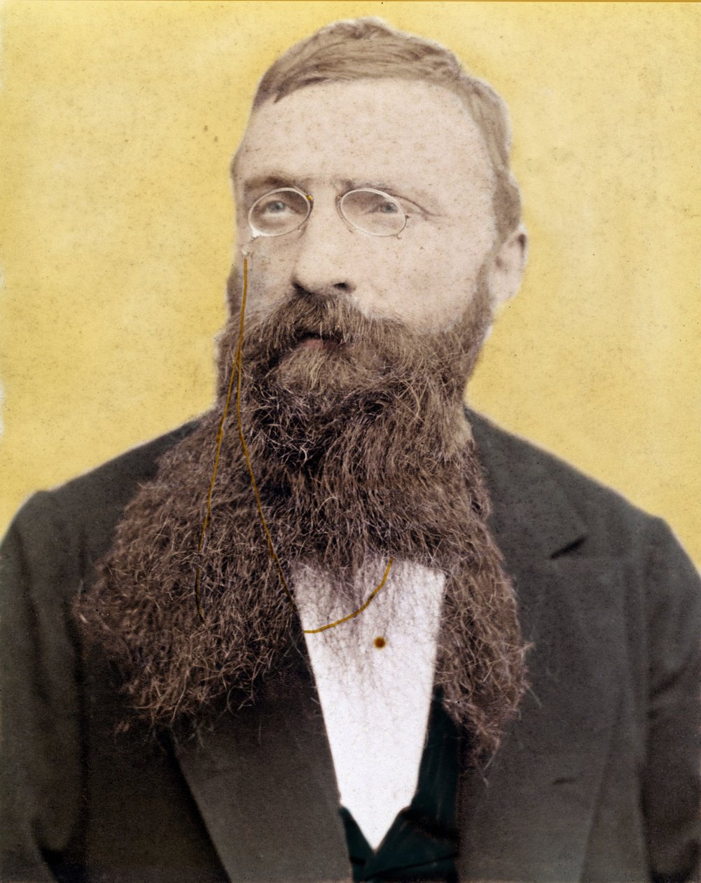 Retrato de François Auguste René Rodin - Escultor francés - fotografía alrededor de 1885 de Unknown artist