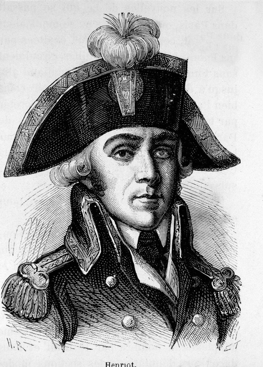 Retrato de François Hanriot (1761-1794), revolucionario francés de Unknown artist