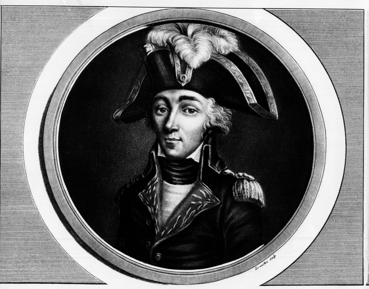 Retrato de François Hanriot (1761-1794), Revolucionario francés de Unknown artist