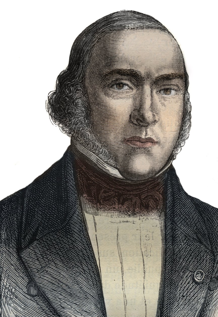 Retrato de François Jean Léon de Maleville, conocido como Léon de Maleville (1803, -1879), político francés. de Unknown artist