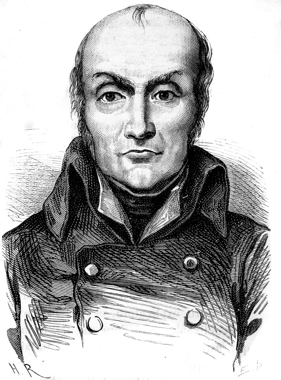 Retrato de François Nicolas Appert, inventor de la lata - en “Las maravillas de la industria” por Louis Figuier de Unknown artist