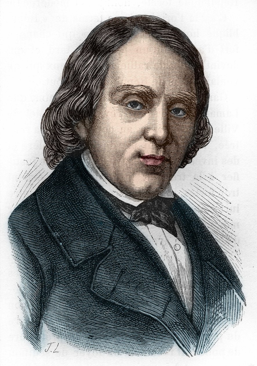 Retrato de François Vincent Raspail (1794-1878), biólogo, químico y político francés. de Unknown artist