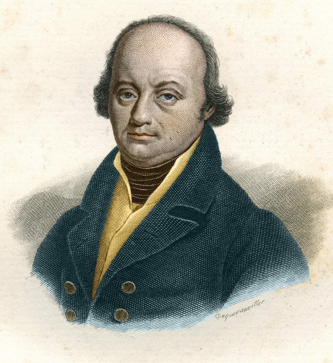 Retrato de Franz-Joseph Gall (1758 - 1828), médico alemán de Unknown artist
