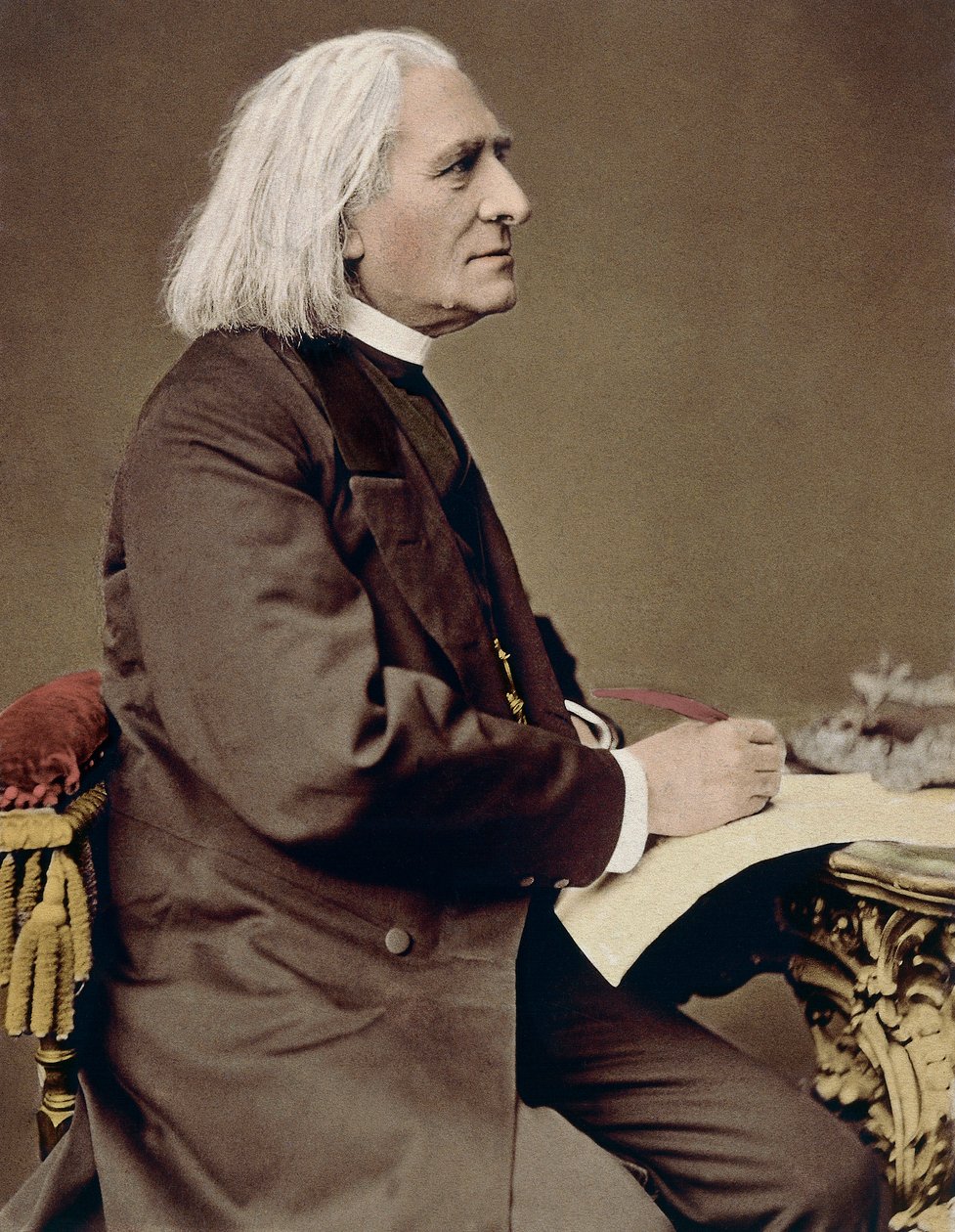 Retrato de Franz Liszt (1811-1886), compositor, pianista y director de orquesta húngaro de Unknown artist