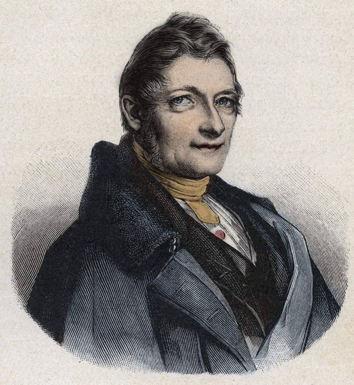 Retrato de Franz Xaver Gabelsberger (1789-1849) inventor inglés de Unknown artist