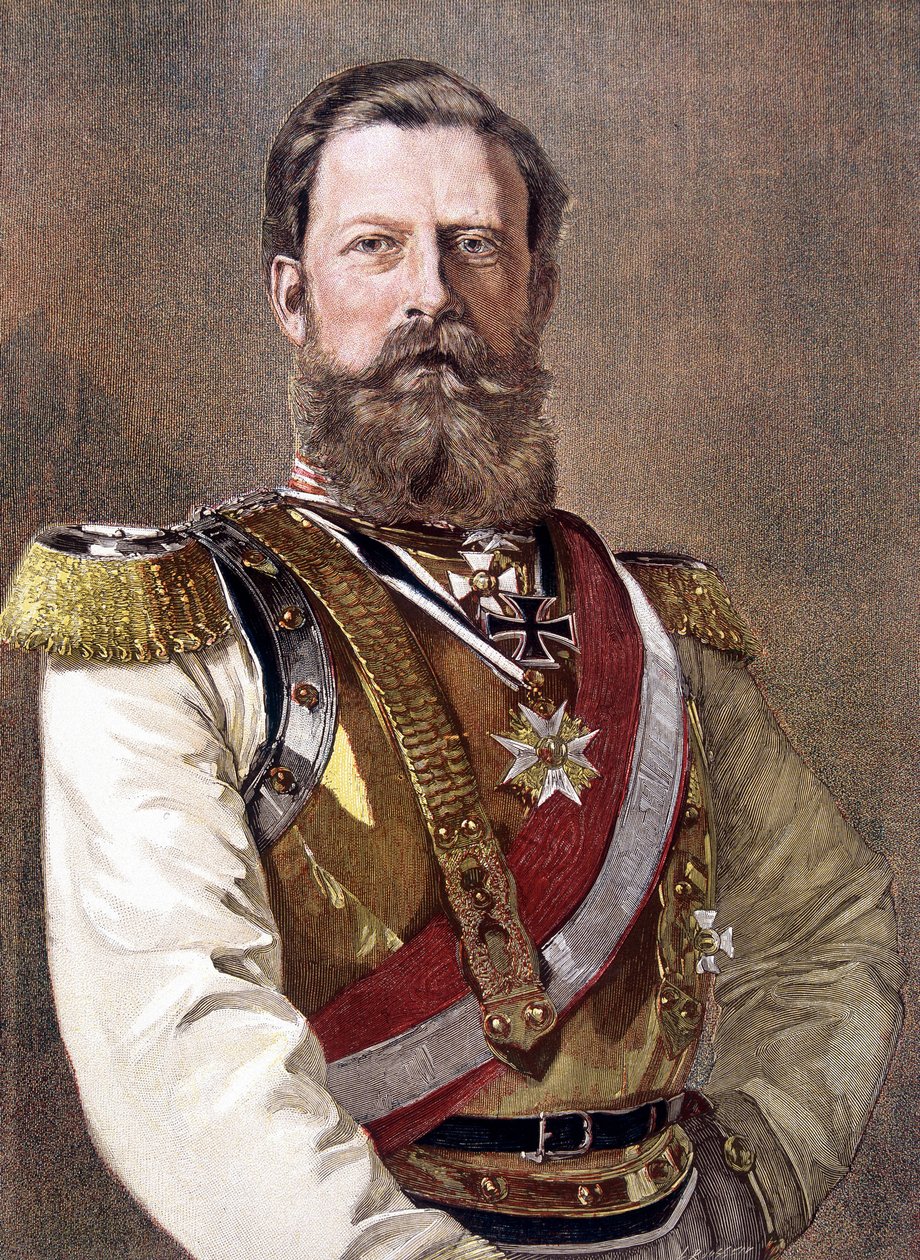 Retrato de Federico III (1831-1888), Emperador de Alemania y Rey de Prusia de Unknown artist