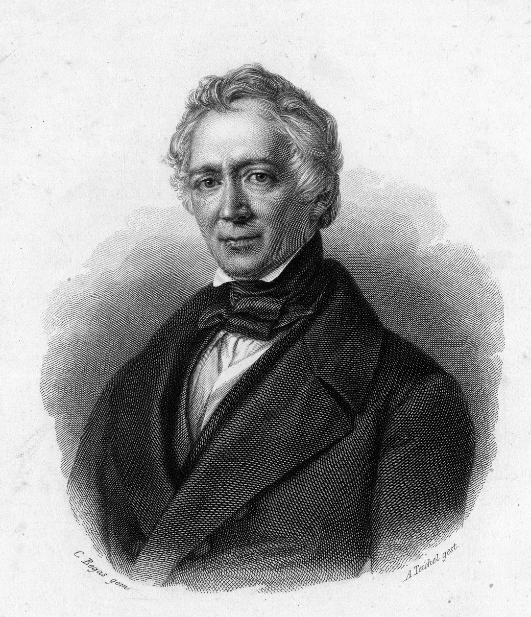 Retrato de Friedrich Ludwig von Raumer, historiador alemán (1781-1873) de Unknown artist