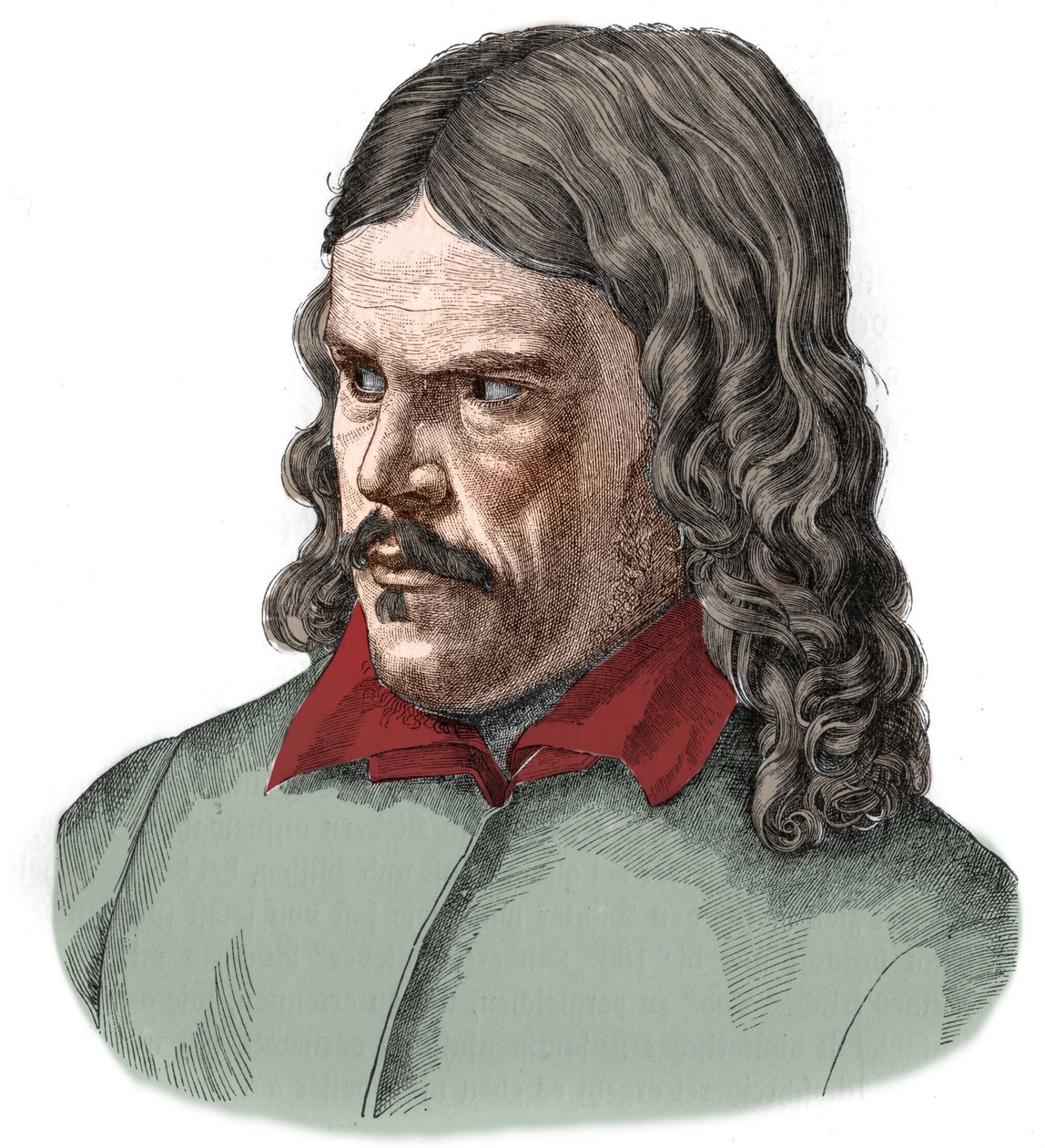 Retrato de Friedrich Rückert, poeta y traductor orientalista alemán (1788-1866). de Unknown artist