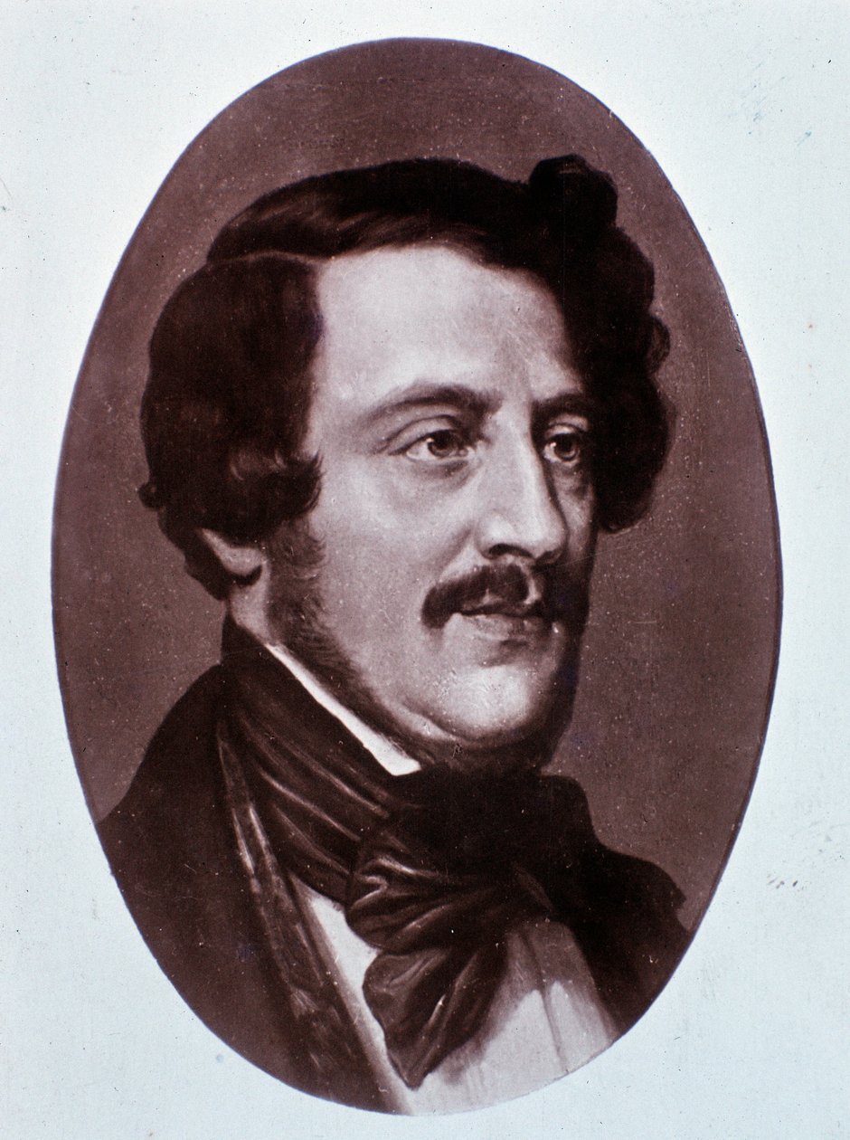 Retrato de Gaetano Donizetti (grabado) de Unknown artist