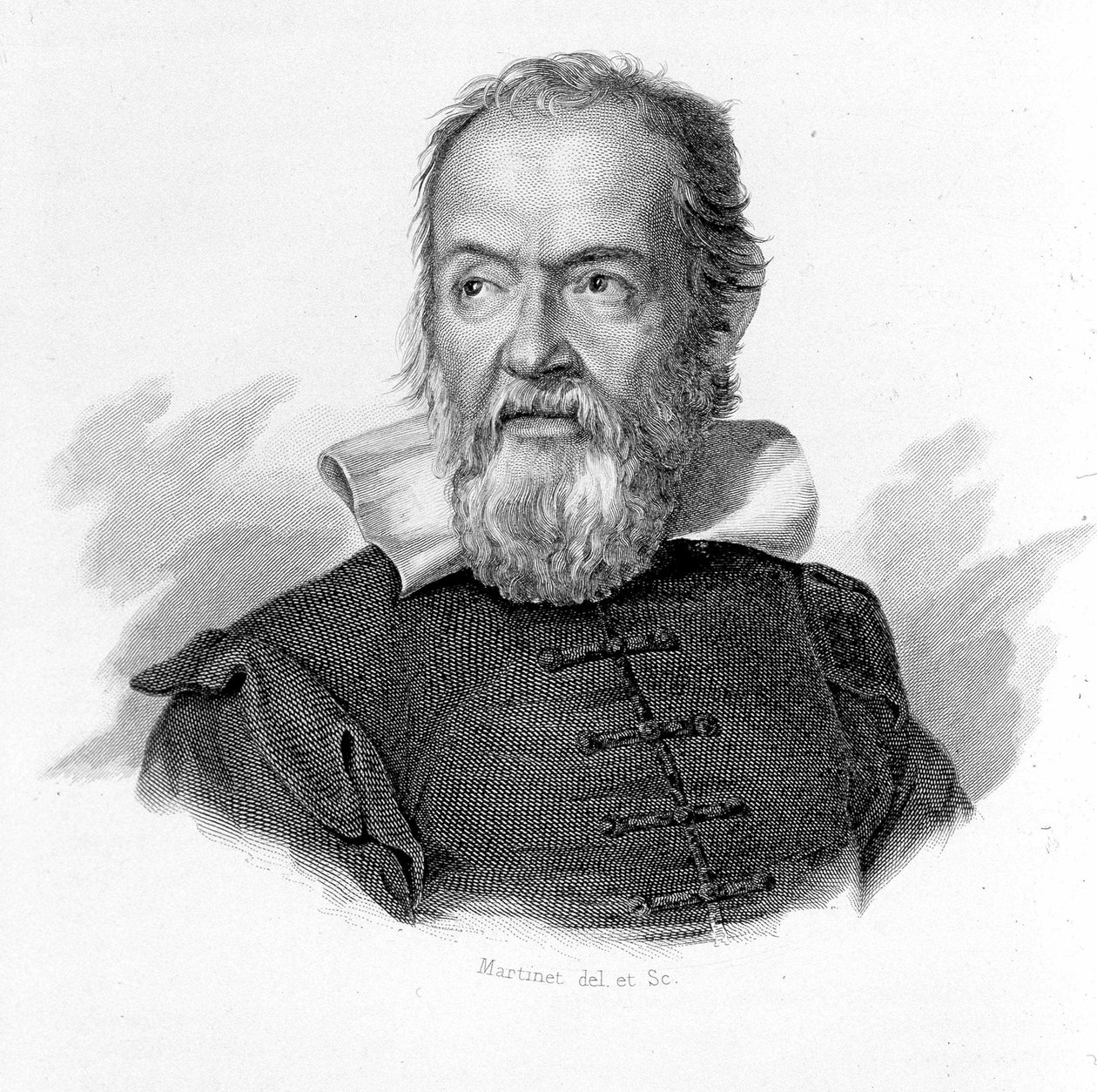 Retrato de Galileo Galilei, conocido como Galileo (1564 - 1642) de Unknown artist