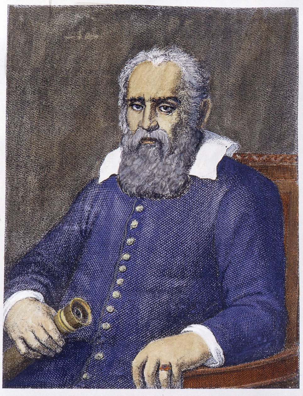Retrato de Galileo Galilei de Unknown artist