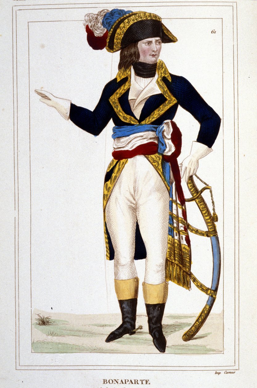 Retrato del General Napoleón Bonaparte (1769 - 1821) en uniforme. de Unknown artist