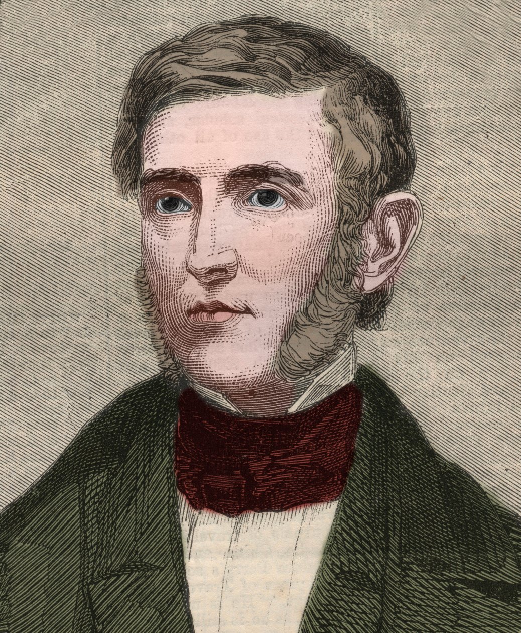 Retrato de George Bancroft (1800-1891), historiador y político estadounidense. Grabado en “The Illustrated London News” del 23 de enero de 1858. de Unknown artist