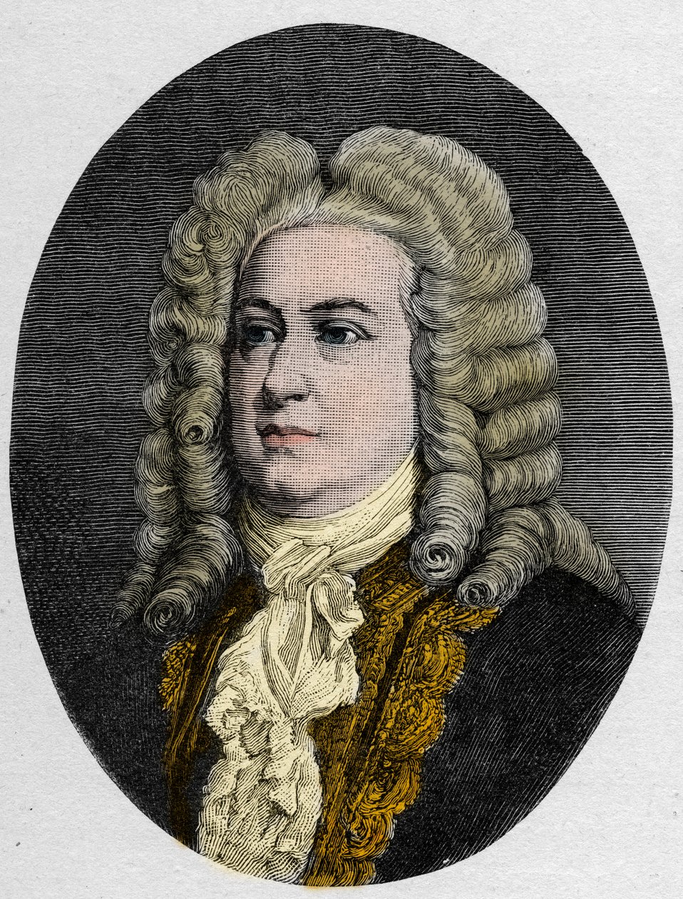 Retrato de George Frederick Handel (Georg Friedrich Handel) de Unknown artist