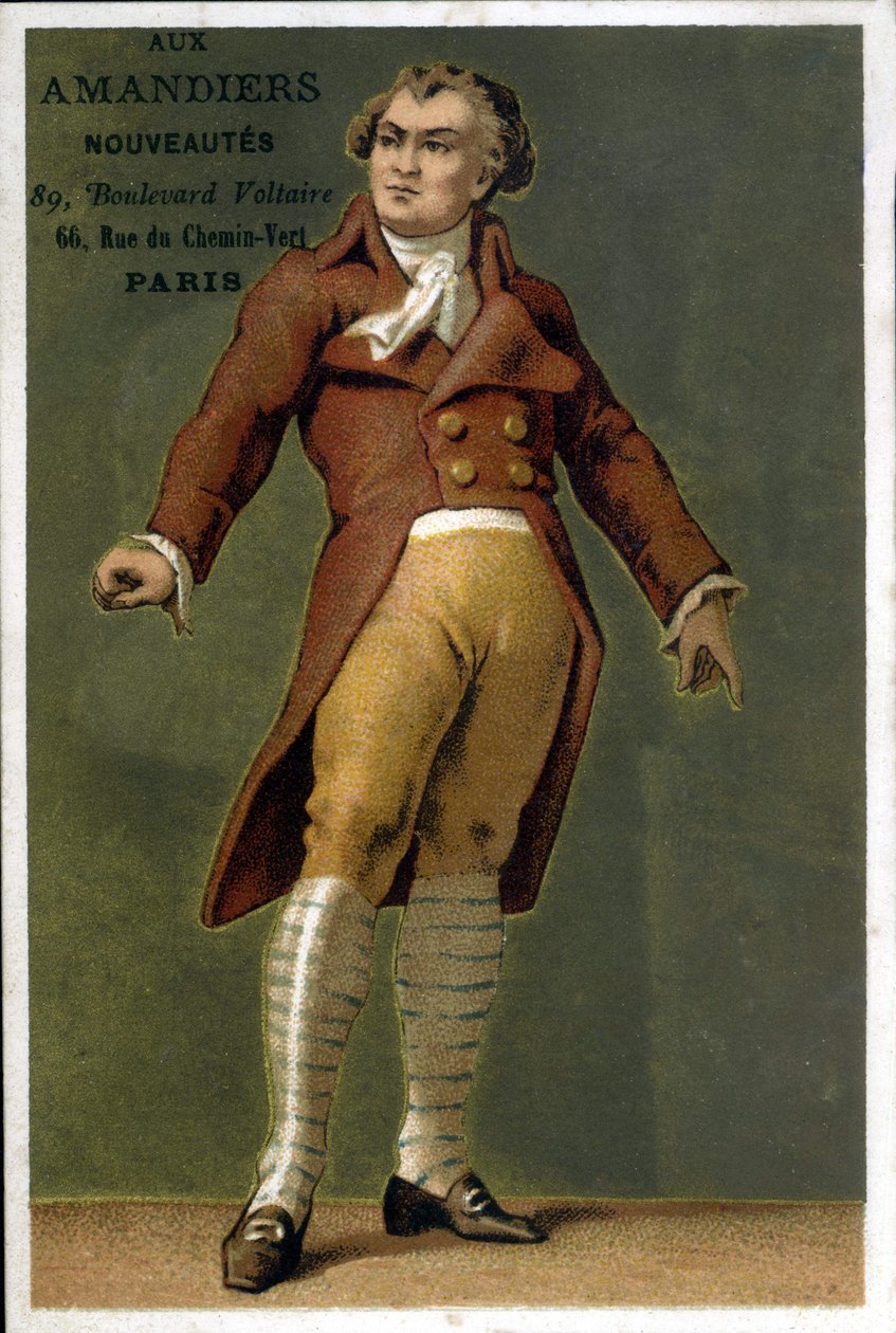 Retrato de Georges Jacques Danton (1759 - 1794), político francés. de Unknown artist