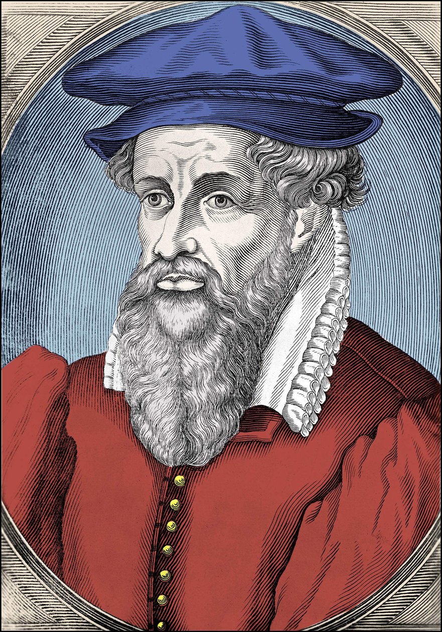 Retrato de Gerhard Kremer llamado Gerardus Mercator (1512-1594) de Unknown artist