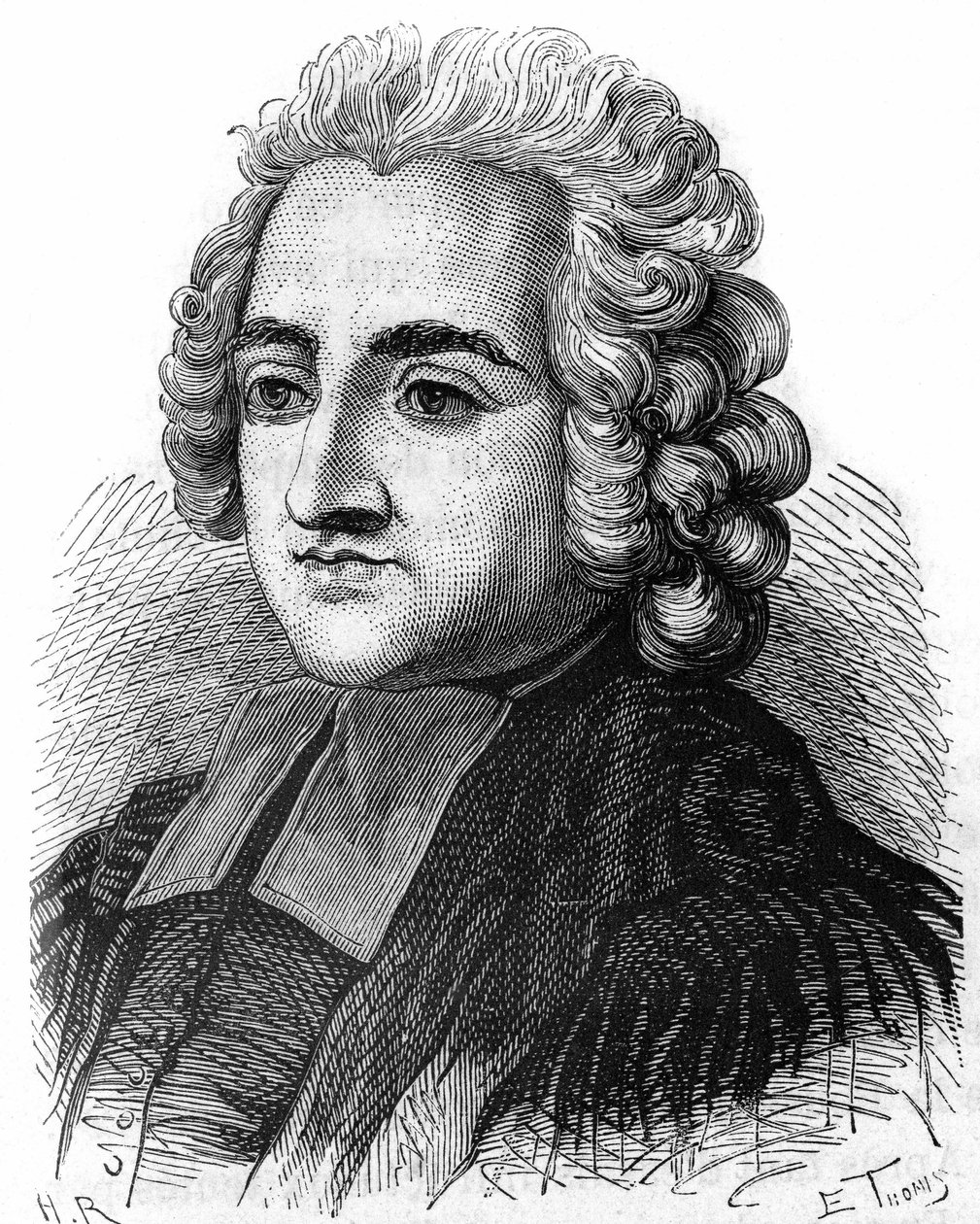 Retrato de Germain Louis de Chauvelin. Político francés. 1685-1762 de Unknown artist