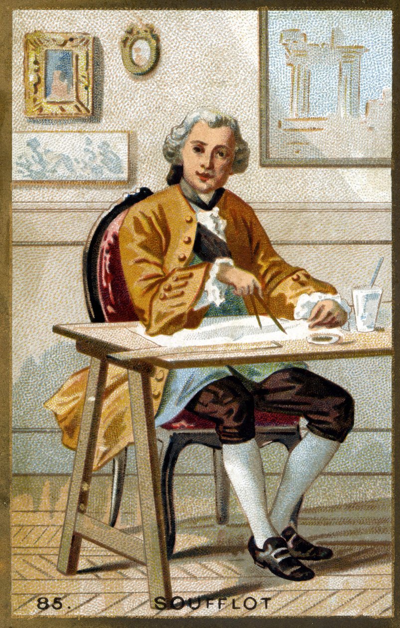 Retrato de Germain Soufflot (1713 - 1780), arquitecto francés de Unknown artist