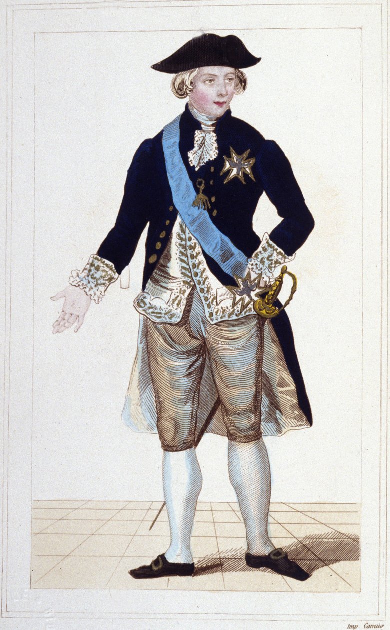Retrato de Gilbert Mottier, Marqués de La Fayette (1757-1834). de Unknown artist