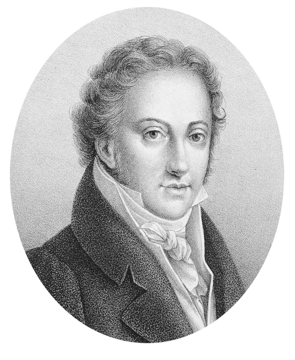 Retrato de Gioacchino Rossini (1792-1868) compositor italiano de Unknown artist