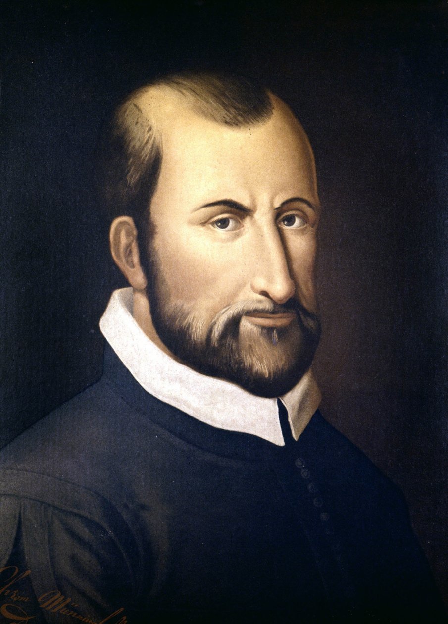 Retrato de Giovanni Pierluigi Da Palestrina (1525 - 1594), compositor italiano. Conservatorio de Milán de Unknown artist