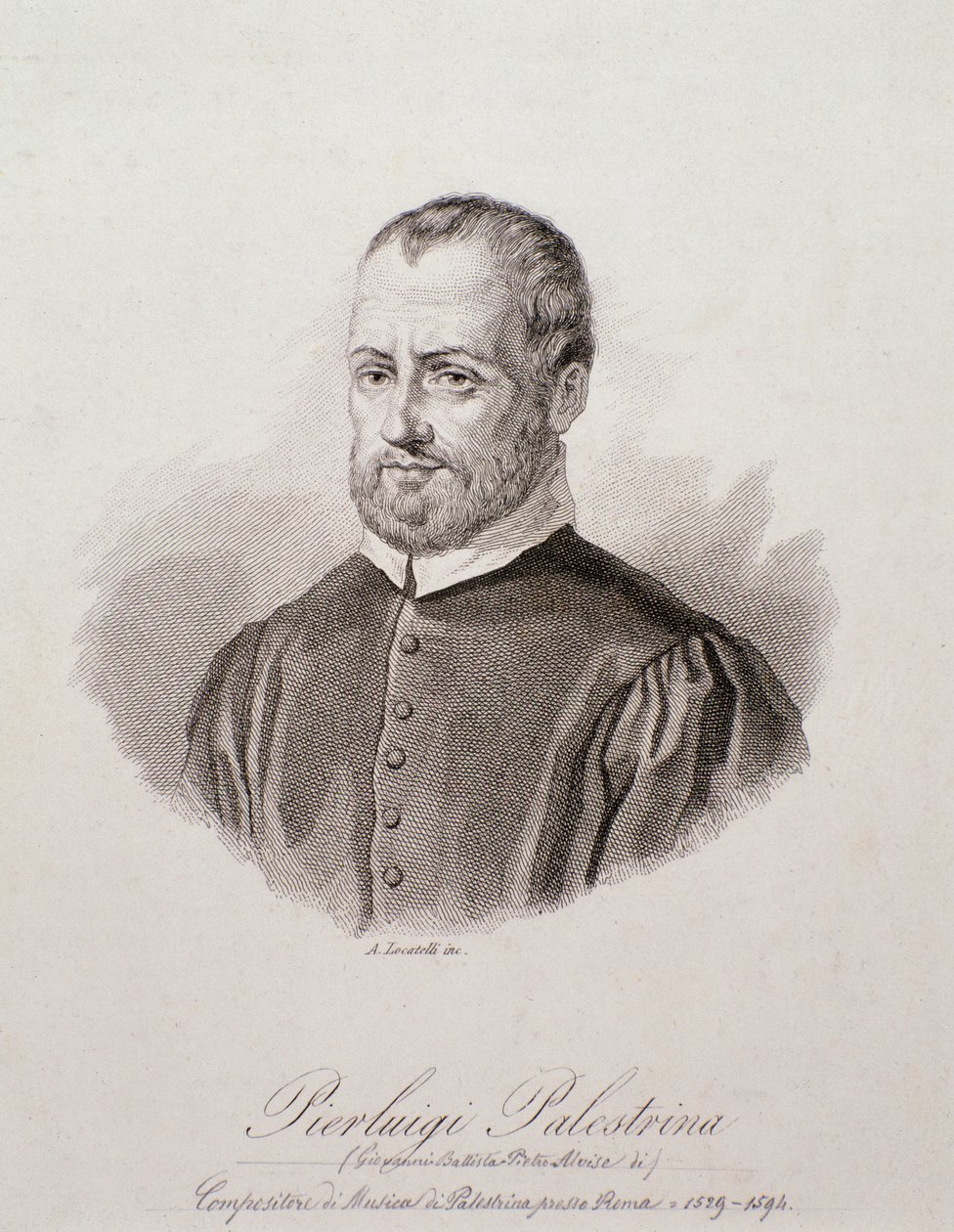 Retrato de Giovanni Pierluigi da Palestrina de Unknown artist