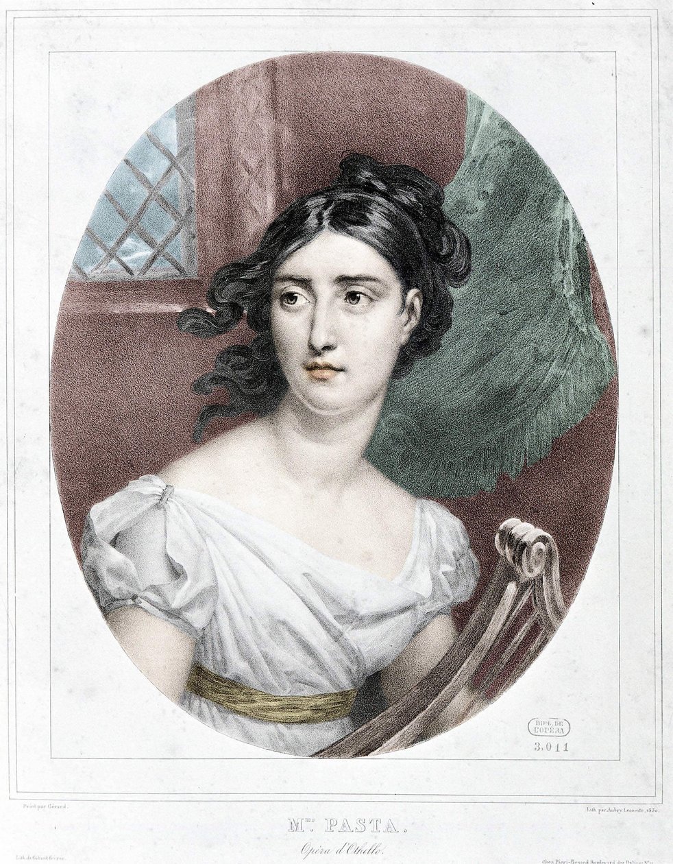 Retrato de Giuditta Pasta (1797-1865) de Unknown artist