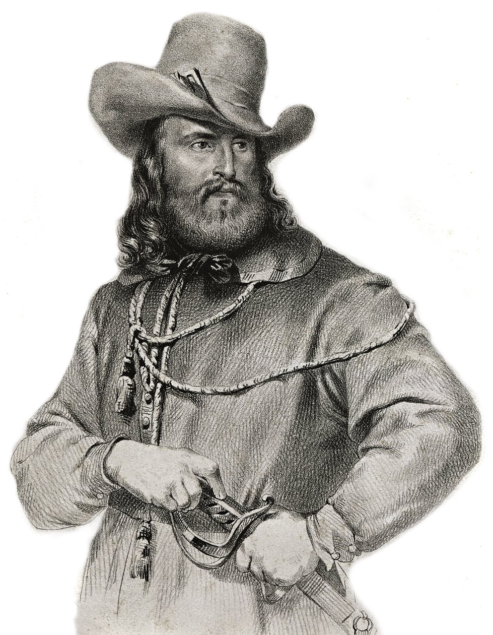 Retrato de Giuseppe Garibaldi (1807-1882), General, patriota italiano y líder de Unknown artist
