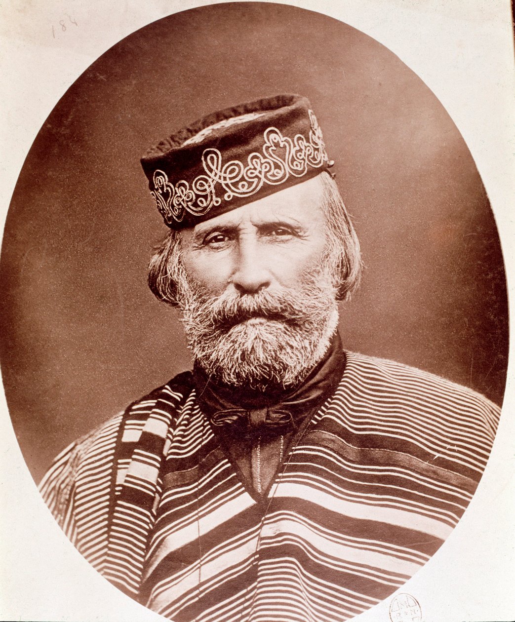 Retrato de Giuseppe Garibaldi (1807-1882) de Unknown artist