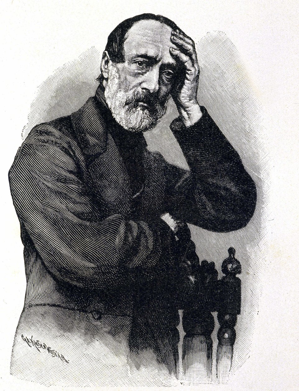 Retrato de Giuseppe Mazzini (1805-1872), patriota y revolucionario italiano de Unknown artist