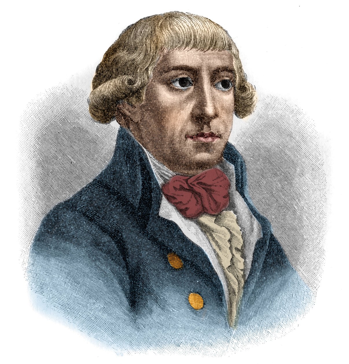 Retrato de Gottfried August Burger (Geoffroy Auguste Burger) de Unknown artist