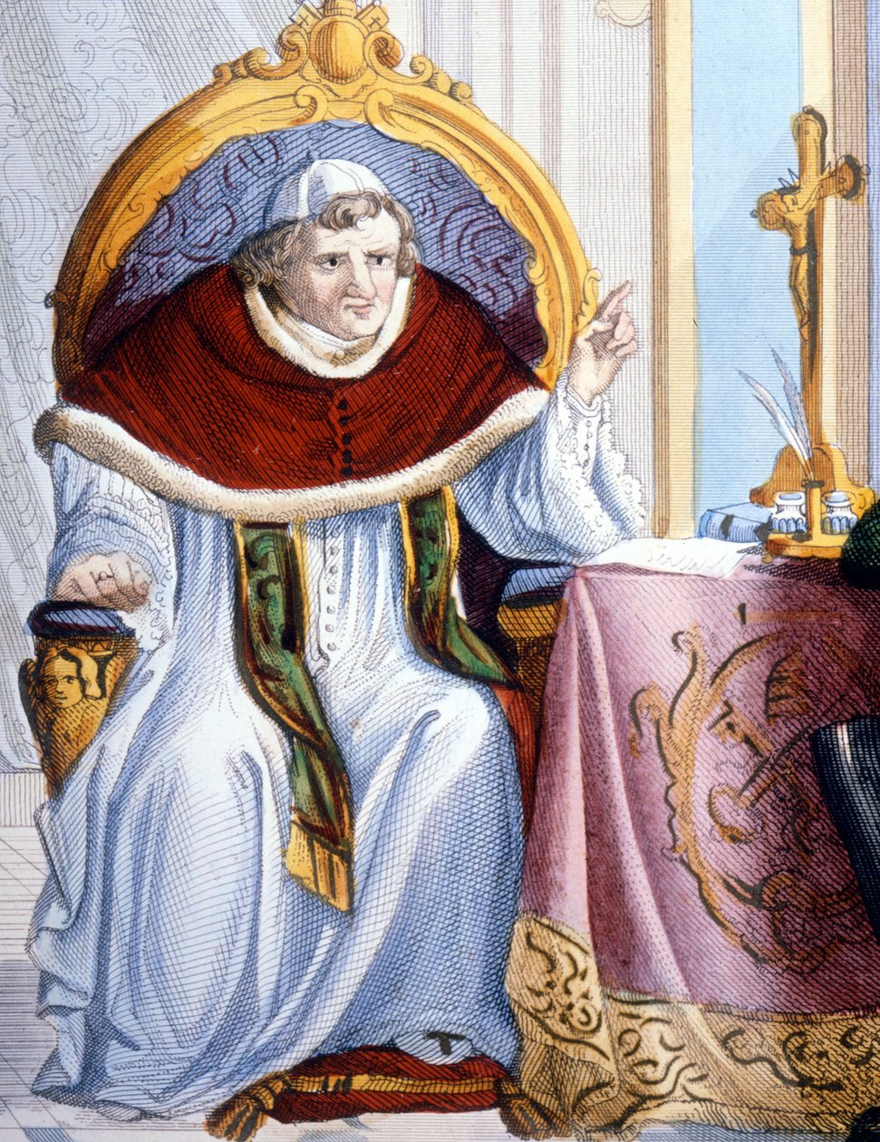 Retrato de Gregorio XVI (1745 - 1846) de Unknown artist
