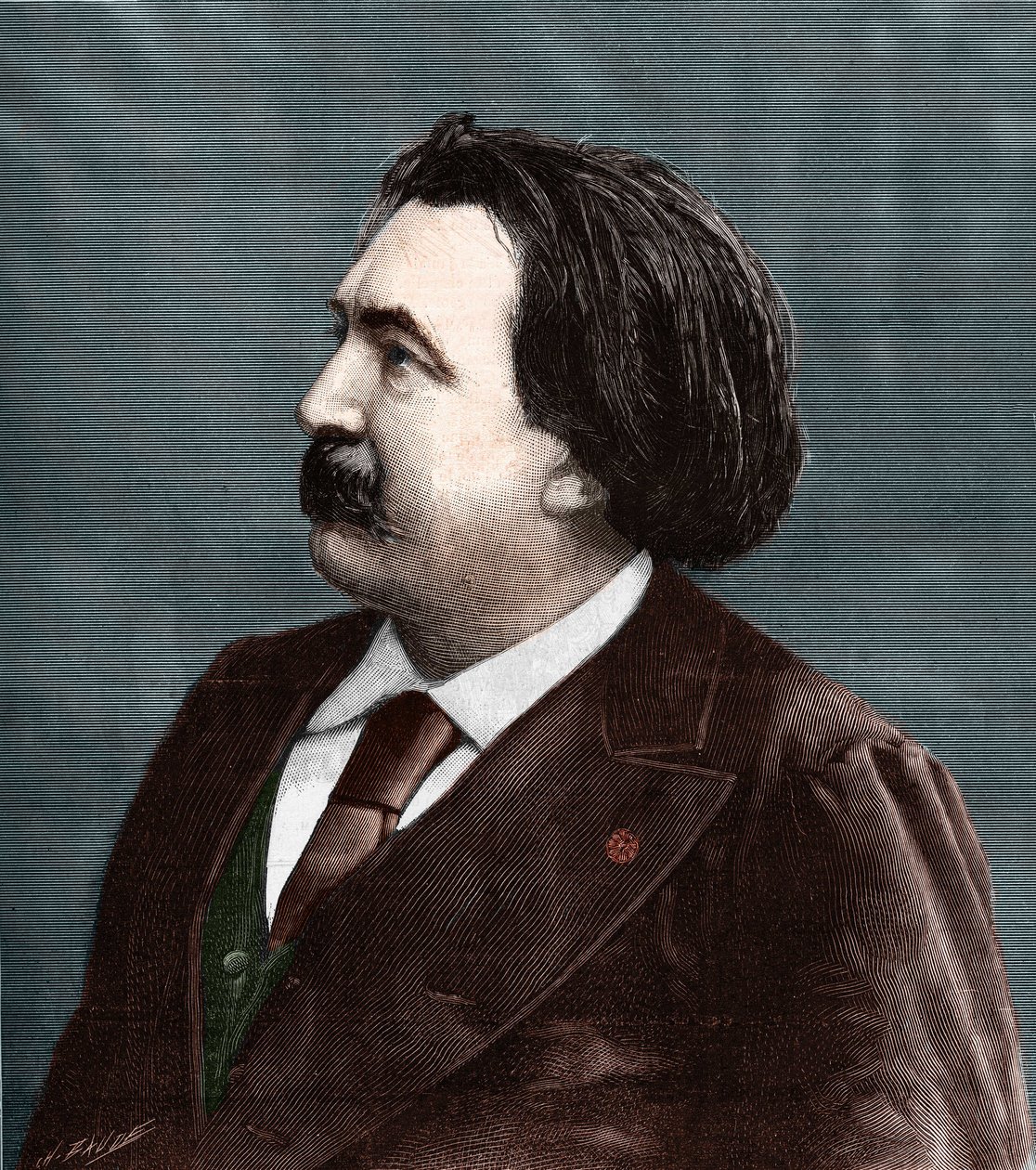Retrato de Gustave Doré (1832-1883), pintor y dibujante francés de Unknown artist