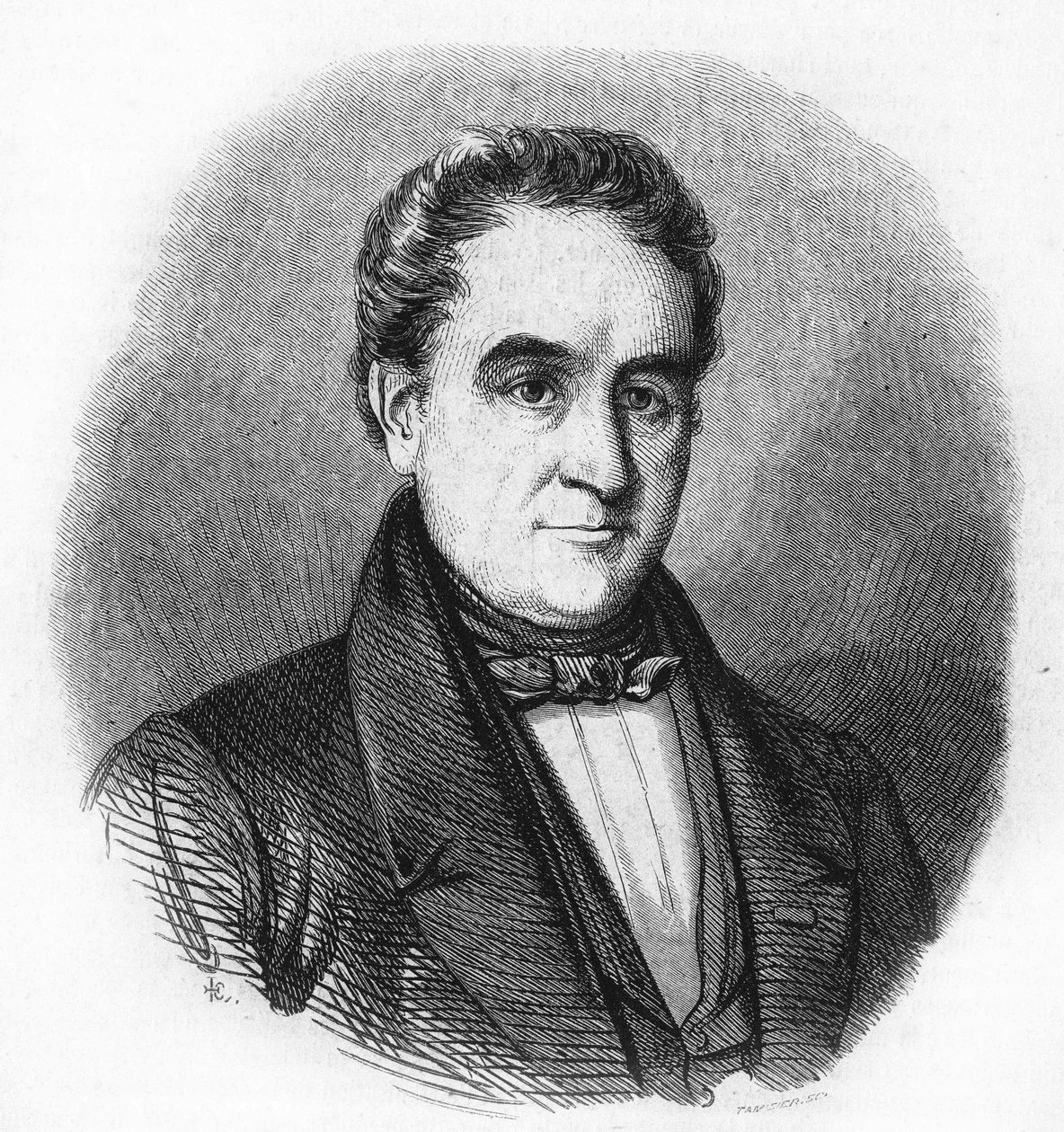 Retrato de Hendrik Tollens 1780-1856. Poeta holandés de Unknown artist