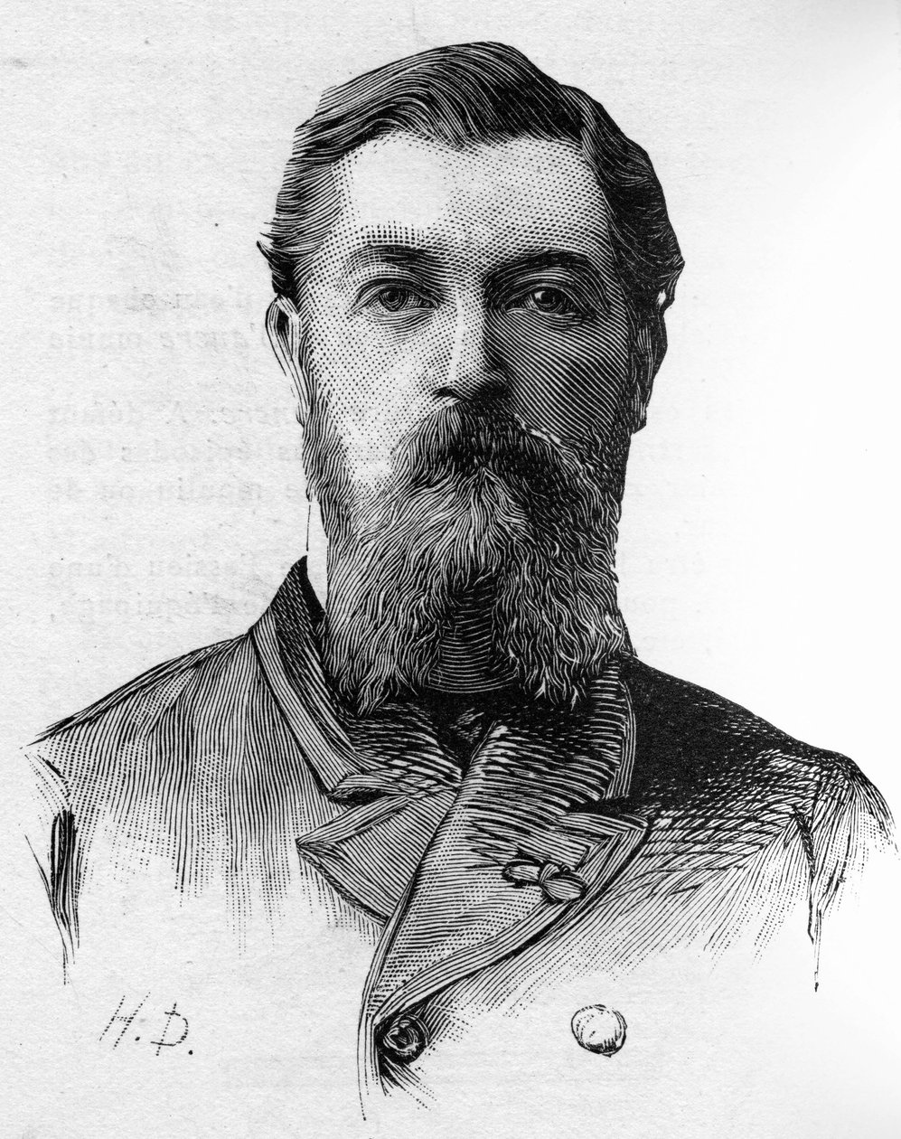 Retrato de Henri Roulleaux Dugage (1849-1887) diputado entre 1885 y 1887. de Unknown artist